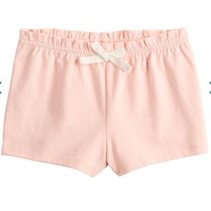 12 Months Baby Light Pink Paperbag Shorts